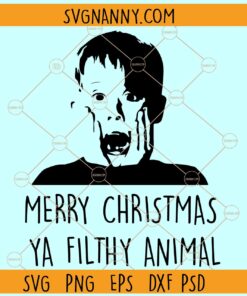 Filthy Animal SVG, Merry Christmas Ya Filthy Animal svg, Christmas SVG, Home Alone svg