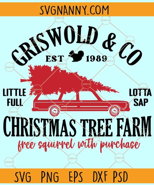 Griswold Christmas Tree Farm SVG, National Lampoon svg, Christmas Décor SVG