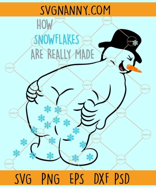 How snowflakes are really made SVG, Winter svg, Winter Snowflake svg, Winter shirt svg