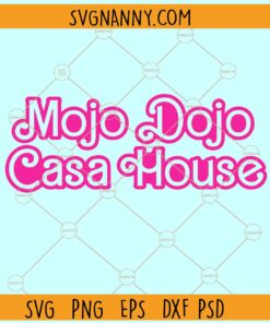 Mojo Dojo Casa House SVG, Horseshoe Stars Kenn SVG, Ken Doll SVG, Barbie The Movie Horse SVG