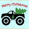 Monster truck Christmas SVG, Christmas Truck SVG, Christmas Décor SVG