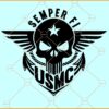 Semper Skull SVG, USMC Semper Fi Skull Svg, Semper Fi Skull Svg, Semper Fi Svg, Usmc Svg
