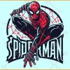 Spiderman shirt design SVG, Spiderman Logo Svg, Spiderman Birthday Svg, Spiderman Svg