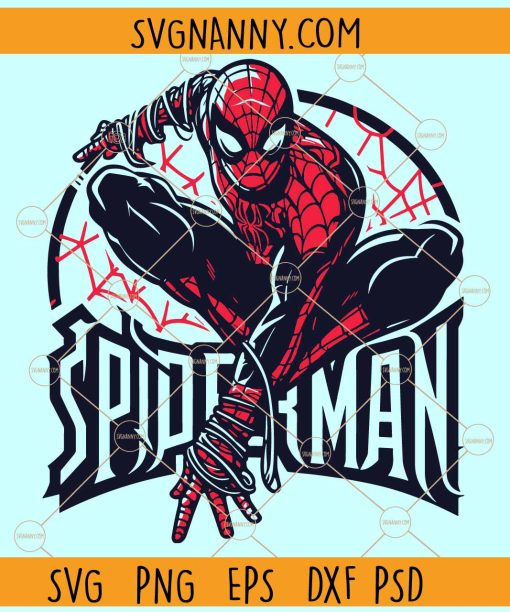Spiderman shirt design SVG, Spiderman Logo Svg, Spiderman Birthday Svg, Spiderman Svg