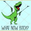 What now dinosaur SVG, T-Rex What Now SVG, Funny Dinosaur SVG