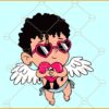 Baby Benito Cupid SVG, Baby Benito Valentine SVG, Bad Bunny Valentine SVG, Bad Bunny Cupid SVG