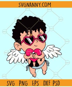 Baby Benito Cupid SVG, Baby Benito Valentine SVG, Bad Bunny Valentine SVG, Bad Bunny Cupid SVG