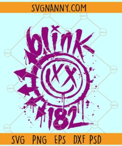 Blink 182 smile svg, Blink 182 svg, music band svg, Blink 182 logo svg