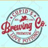 Cupid's Brewing Co svg, Valentine’s Day svg, Cupid’s love portions svg