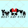 Minnie Mouse best day ever SVG, Disney Snacks goal svg, Disney vacation SVG