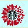 Valentine Starbucks coffee svg, Valentine Starbucks wrap svg, Valentines Day Coffee svg