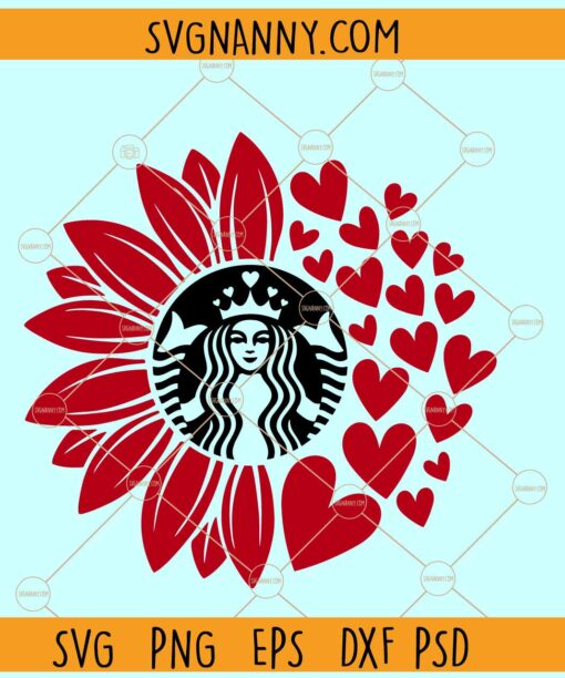 Valentine Starbucks coffee svg, Valentine Starbucks wrap svg, Valentines Day Coffee svg