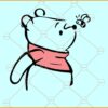 Winnie the Pooh with Bee Svg, Pooh and bees svg, Winnie the Pooh SVG PNG