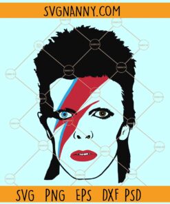 Ziggy Stardust SVG, Bowie Silhouette, Ziggy Stardust, Starman Legend Svg