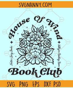 House of wind book club svg, Acotar svg files, book club svg