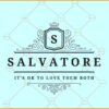It's Ok To Love Them Both SVG, Salvatore Brothers SVG, Vampire brothers SVG