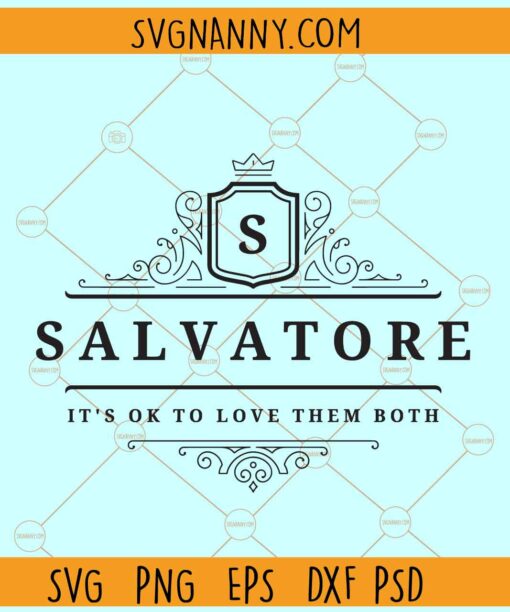 It's Ok To Love Them Both SVG, Salvatore Brothers SVG, Vampire brothers SVG