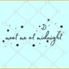 Meet me at midnight SVG, Taylor Swift Midnights SVG