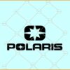 Polaris Snowmobile logo svg, Polaris logo SVG, snowmobile rider svg