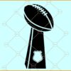 Super Bowl SVG, Super Bowl logo svg, Super Bowl silhouette, Super Bowl games svg