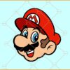 Super Mario face svg, Mario Face Svg, Super Mario Game Svg, Mario Cartoon Svg