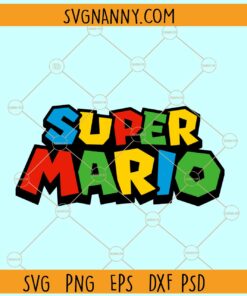 Super Mario logo svg, Mario bros logo svg, Mario world logo svg