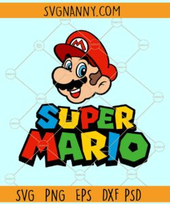 Super Mario svg, Super Mario head SVG, Super Mario logo SVG, Mario Bros svg