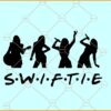 Swiftie friends SVG, Taylor Swift The Eras Tour SVG, Swifties SVG PNG Cut Files
