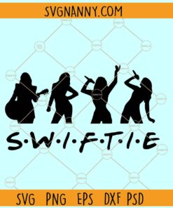 Swiftie friends SVG, Taylor Swift The Eras Tour SVG, Swifties SVG PNG Cut Files