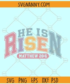 He is Risen retro vintage svg, He is Risen svg, Easter shirt SVG, Christian shirt SVG