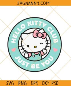 Hello Kitty Club SVG, Kawaii Kitty Svg, Hello Kitty Svg