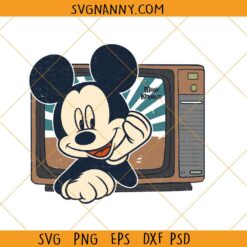 Retro Vintage Mickey SVG, classic Mickey SVG, Disney World svg