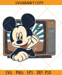 Retro Vintage Mickey SVG, classic Mickey SVG, Disney World svg