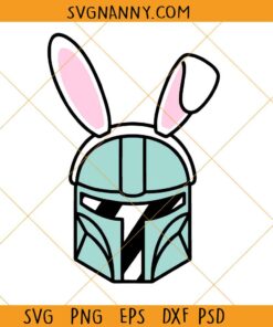 The Mandalorian Bunny Ears SVG, Star Wars Easter SVG