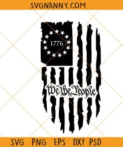 We the people 1776 flag SVG, 1776 flag svg, we the people flag SVG