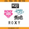 Roxy Logo svg bundle, Roxy Logo svg, Quiksilver Roxy Logo, Roxy Symbol svg, Surf Wear SVG