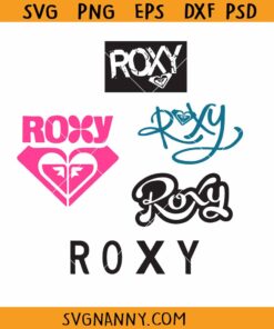 Roxy Logo svg bundle, Roxy Logo svg, Quiksilver Roxy Logo, Roxy Symbol svg, Surf Wear SVG