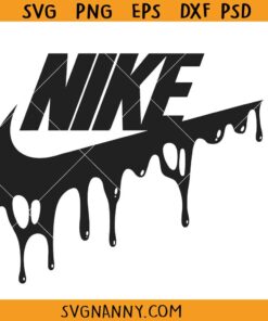 Dripping Nike logo SVG, Nike drip SVG, Just do it SVG, Nike SVG