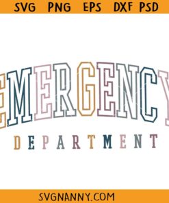 Emergency Department svg, ER Registration svg, ER Nurse svg, Emergency Department varsity fornt svg