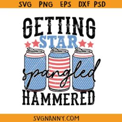 Getting Star Spangled Hammered SVG, Independence Day svg, 4th of July SVG