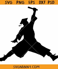 Graduation Jumpman SVG, Air Jordan graduation svg, Nike Air senior svg