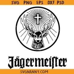 Jagermeister Logo SVG, Jager svg, Jager alcohol logo svg, Jagermeister vector