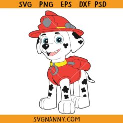 Paw Patrol Marshall SVG, Marshall pup SVG, Paw Patrol SVG, Paw Patrol dog SVG