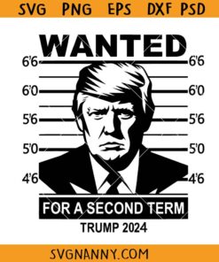 Trump Wanted Trump for a Second Term svg, Trump 2024 SVG, Trump for President svg