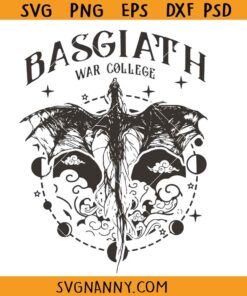Basgiath War College SVG, Fourth Wing SVG, Violet Dragon SVG, Riders Quadrant SVG