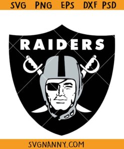 Las Vegas Raiders Logo SVG, Las Vegas Raiders svg, Raiders Mascot svg