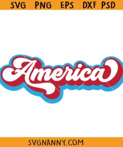 Retro America SVG, 4th Of July Svg, America retro vintage svg