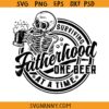 Surviving fatherhood one beer at a time SVG, Fathers Day svg, beer dad shirt SVG