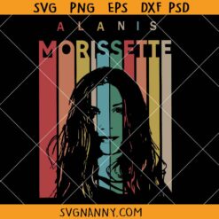 Alanis Morette Vintage SVG, Alanis Morissette Tour SVG, Alanis Morissette SVG PNG
