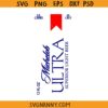 Michelob Ultra SVG, Michelob Ultra Pure Gold svg, Superior Light Beer svg, Michelob Ultra svg